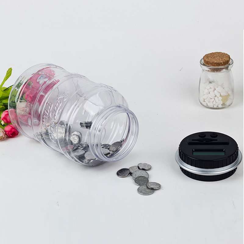 Digital Counting Money Coin Bank for Euro