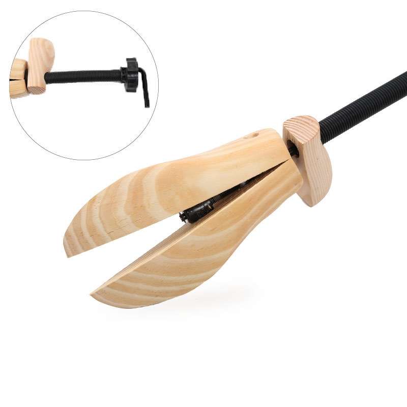 Pine Wood Unisex Fixed Fits Support Stretcher Shaper Shoes Expander , Size: S34-37Yards
