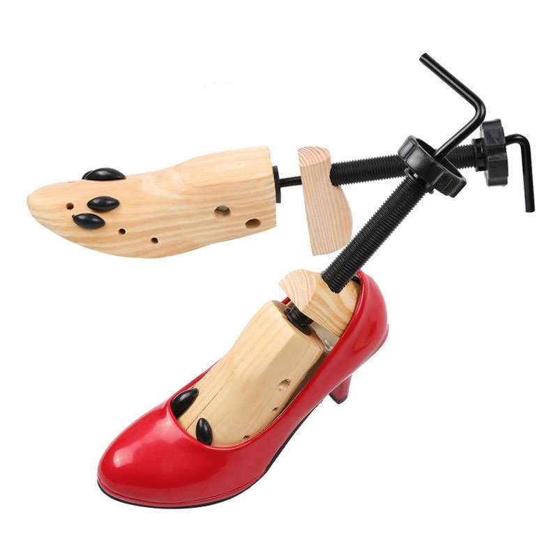 Pine Wood Unisex Fixed Fits Support Stretcher Shaper Shoes Expander , Size: L42-46Yards