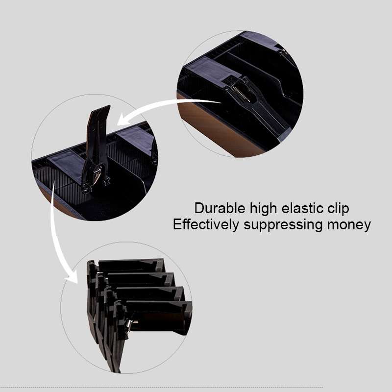 Durable Four-frame ABS Cash Coin Register Insert Tray Cashier Drawer Storage Cash Register Tray Box