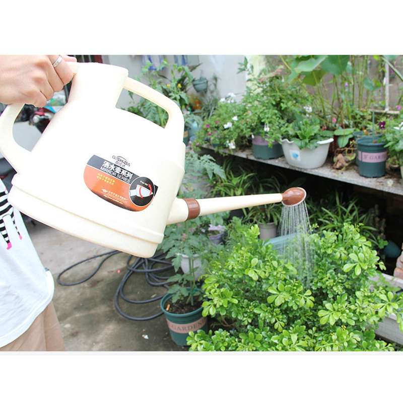 Watering Pot PP Landscape Gardening Supplies Watering Can Long Mouth Watering Irrigation Tools, Capa