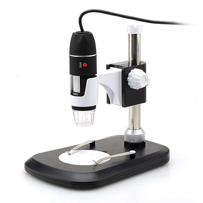 DMS-MDS800 40X-1600X Magnifier 2.0MP Image Sensor USB Digital Microscope with 8 LEDs & Professional