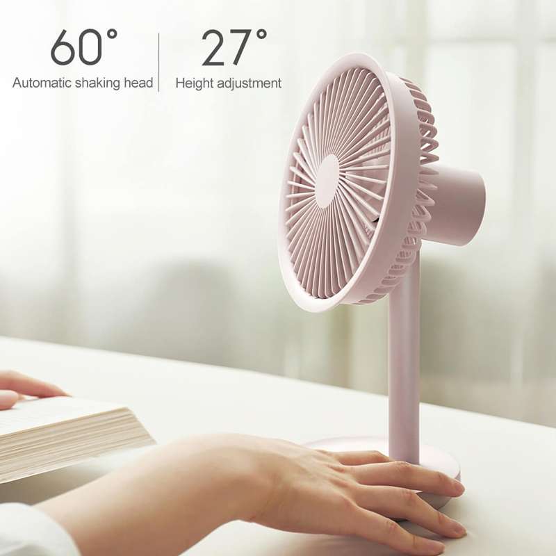 Original Xiaomi Youpin SOLOVE USB Charging Desktop Electric Fan Dormitory Office Mini Fan, with 3 Sp