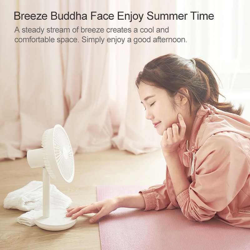 Original Xiaomi Youpin SOLOVE USB Charging Desktop Electric Fan Dormitory Office Mini Fan, with 3 Sp