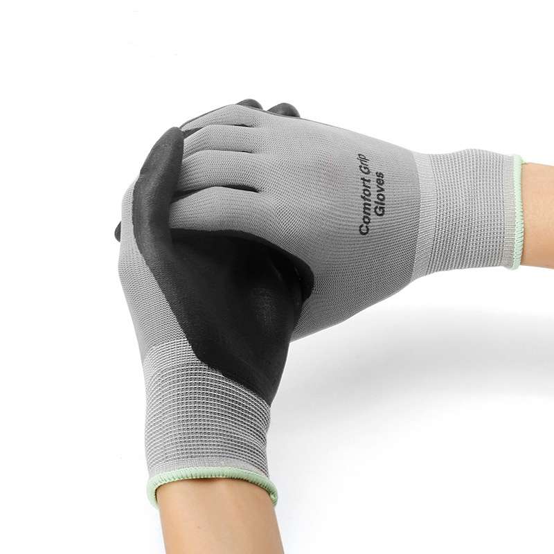 Comfortable Non-slip Wear-resistant Nitrile Rubber Electrician Working Gloves, Size: M
