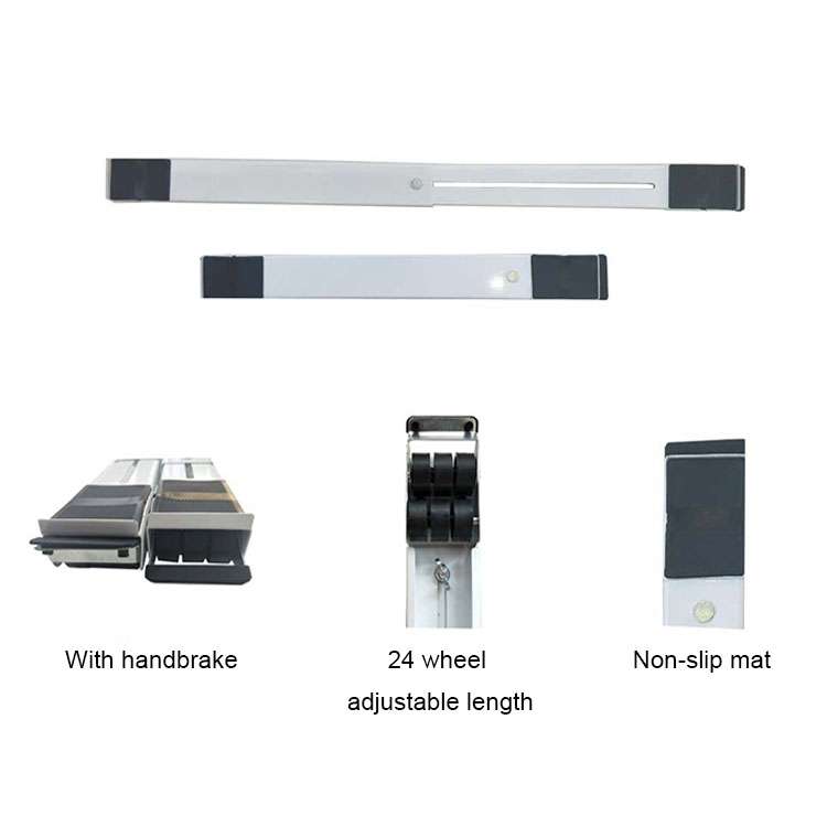 2 PCS Thick Stainless Steel Flat Hinges Home Cabinet Door Hinge, Size: 100x75mm