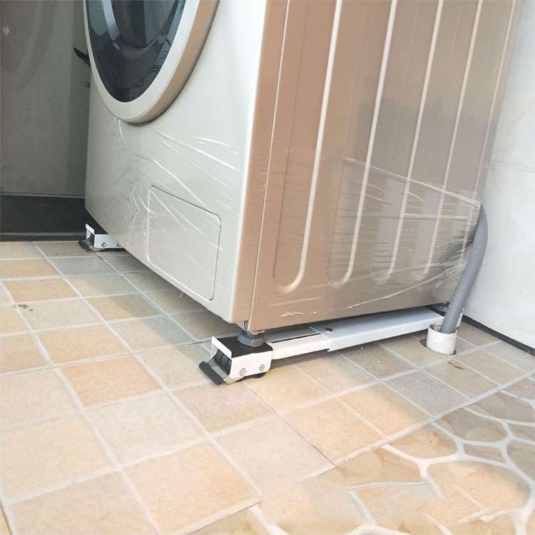 Adjustable Washing Machine Refrigerator Base Stand Bracket Fridge Washing Machine Trolley Bracket Mo