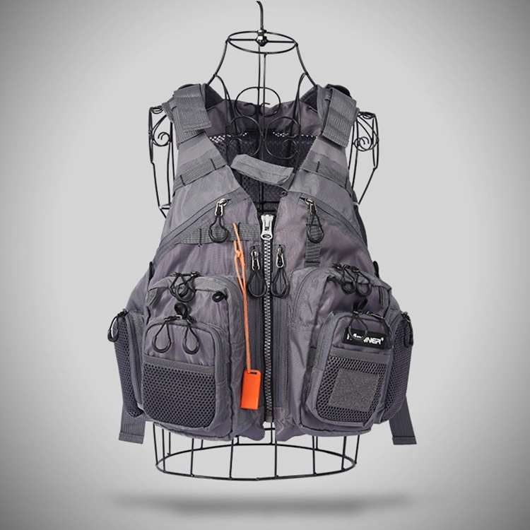 MANNER Outdoor Multifunctional Fishing Life Vest Swimming Life Jacket (Army Green)