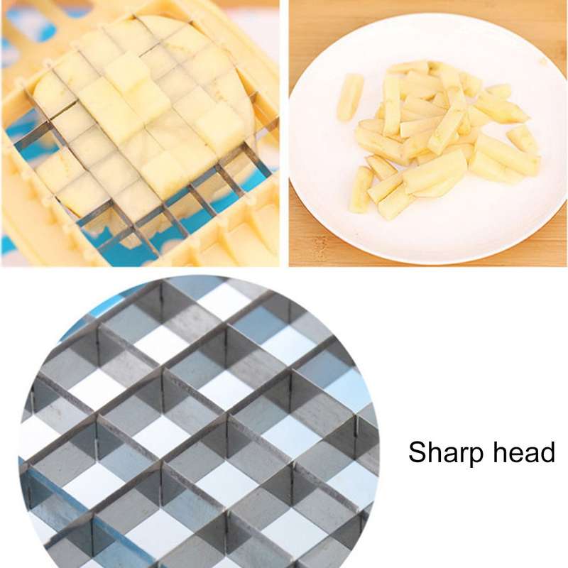 Kitchen Gadget Multi-function Potato Slicer(White)