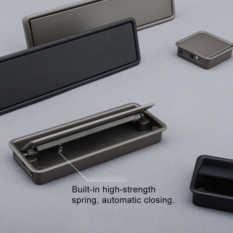 Simple Wardrobe Slotted Scrub Handle Concealed Recessed Drawer Invisible Handle, Hole Distance...
