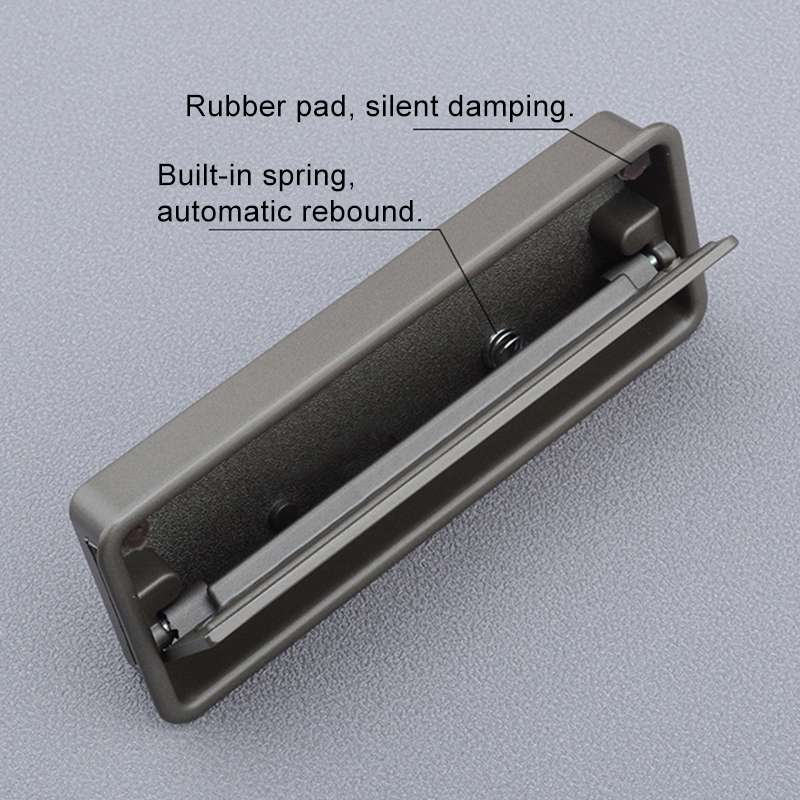 Simple Wardrobe Slotted Scrub Handle Concealed Recessed Drawer Invisible Handle, Hole Distance...