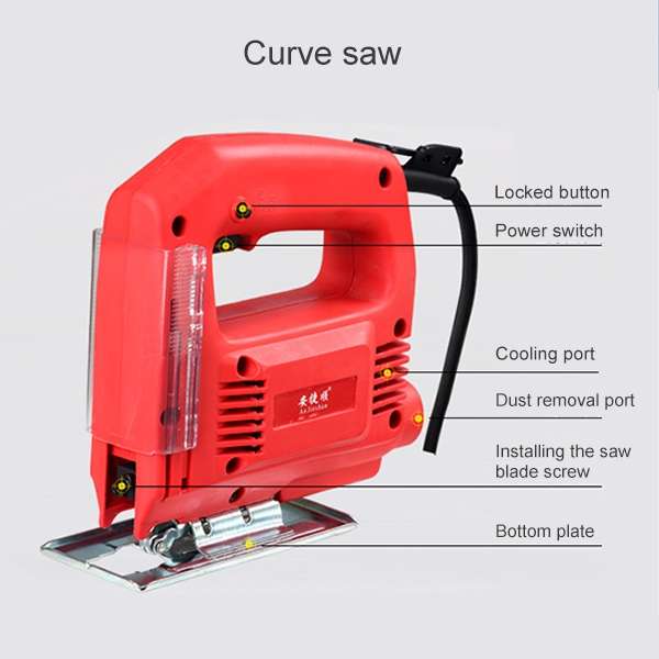 220V Jig Saw Electric Saw Woodworking Electric Tools Multifunction Chainsaw Hand Saws Wood Cutting M