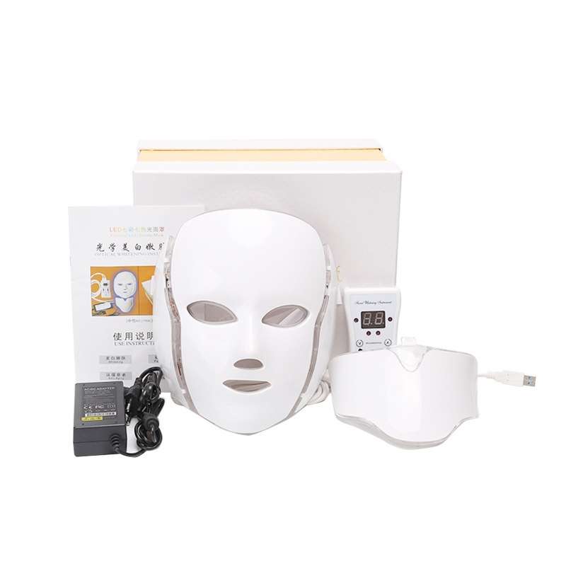 7 Color LED Facial Mask Photon Mask Skin Rejuvenation Face Beauty Machine, AU Plug