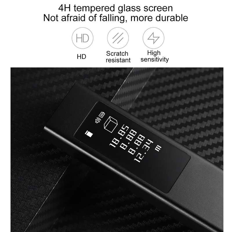 Original Xiaomi Youpin DUKA LS5 Touch Screen High-precision Infrared Laser Rangefinder (Black)