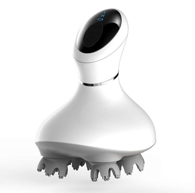 3D Intelligent Electric Head Massager Scalp Massager (White)