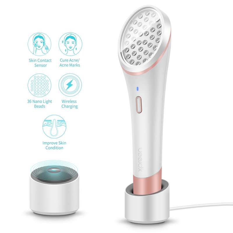 XPREEN XPRE052 Wireless Rechargeable Light Acne Treatment Device Home Acne Clearing Eraser with Blue