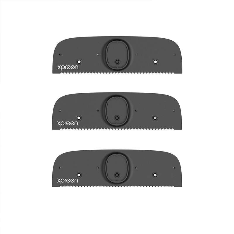 XPREEN XPRE034 Stretchable Handle Stainless Steel Blade Back Shaver Adjustable Back Razor with Lanya