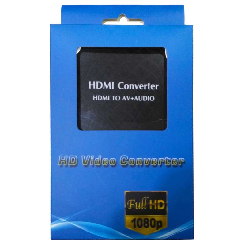 HDMI to AV Audio Converter Support SPDIF Coaxial Audio NTSC PAL Composite Video HDMI to 3RCA Adapter