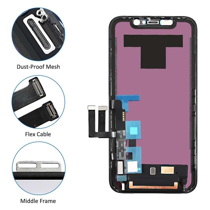 For iPhone 11 Original LCD Screen (Black)