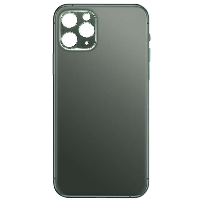 Glass Battery Back Cover for iPhone 11 Pro Max(Black)