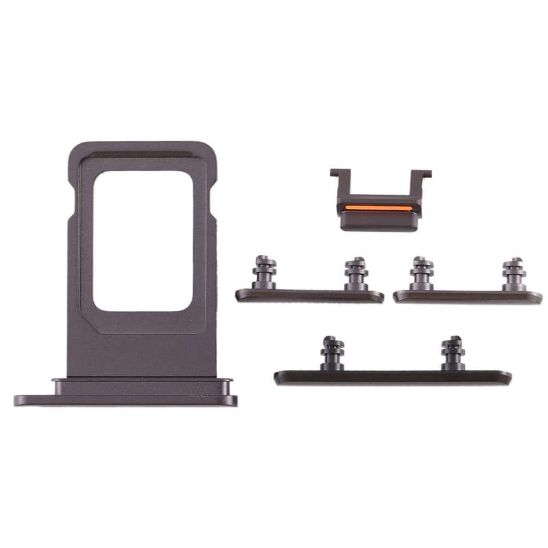 SIM Card Tray + Side Key for iPhone 11(Purple)