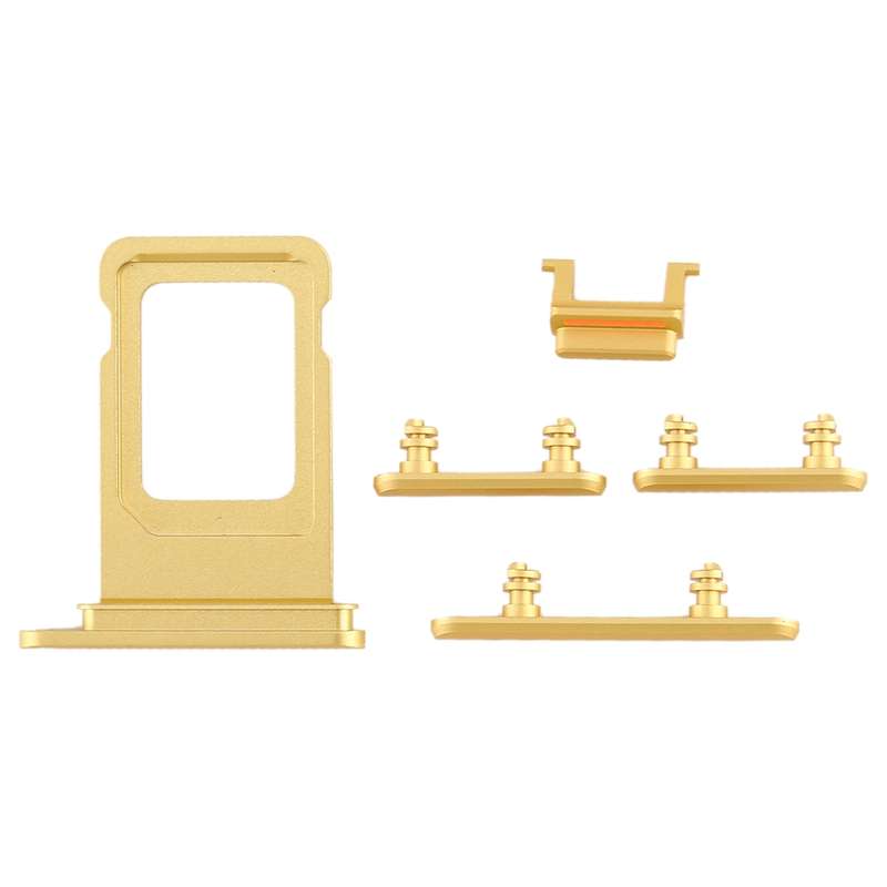 SIM Card Tray + Side Key for iPhone 11(Purple)