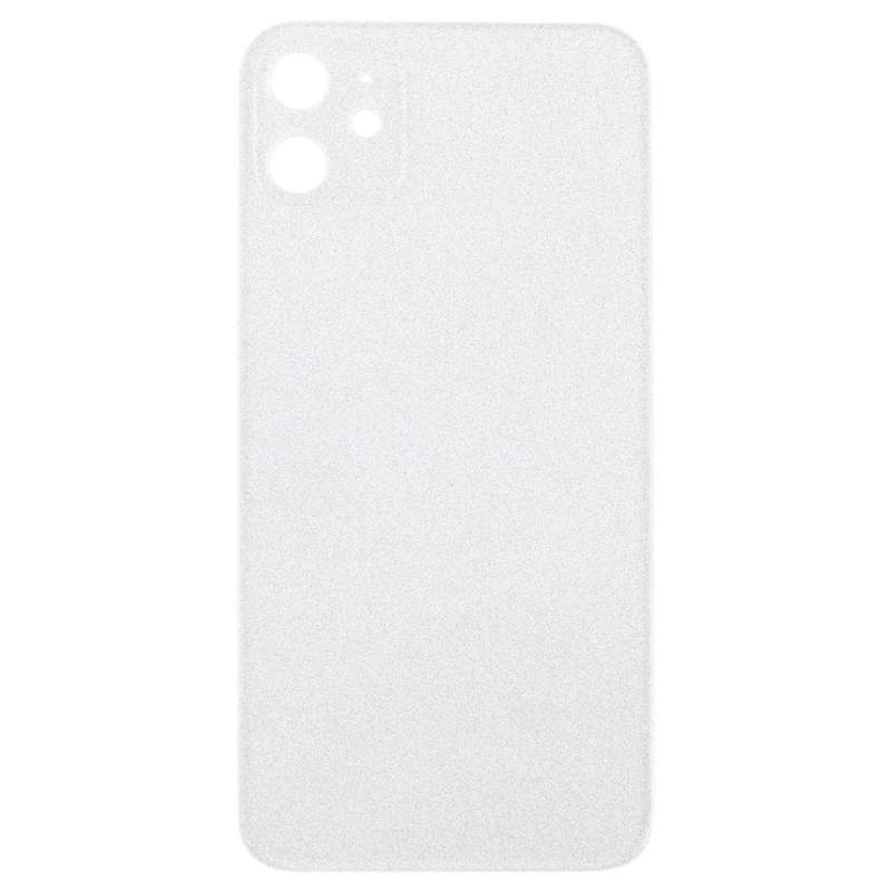 Transparent Frosted Glass Battery Back Cover for iPhone 11(Transparent)