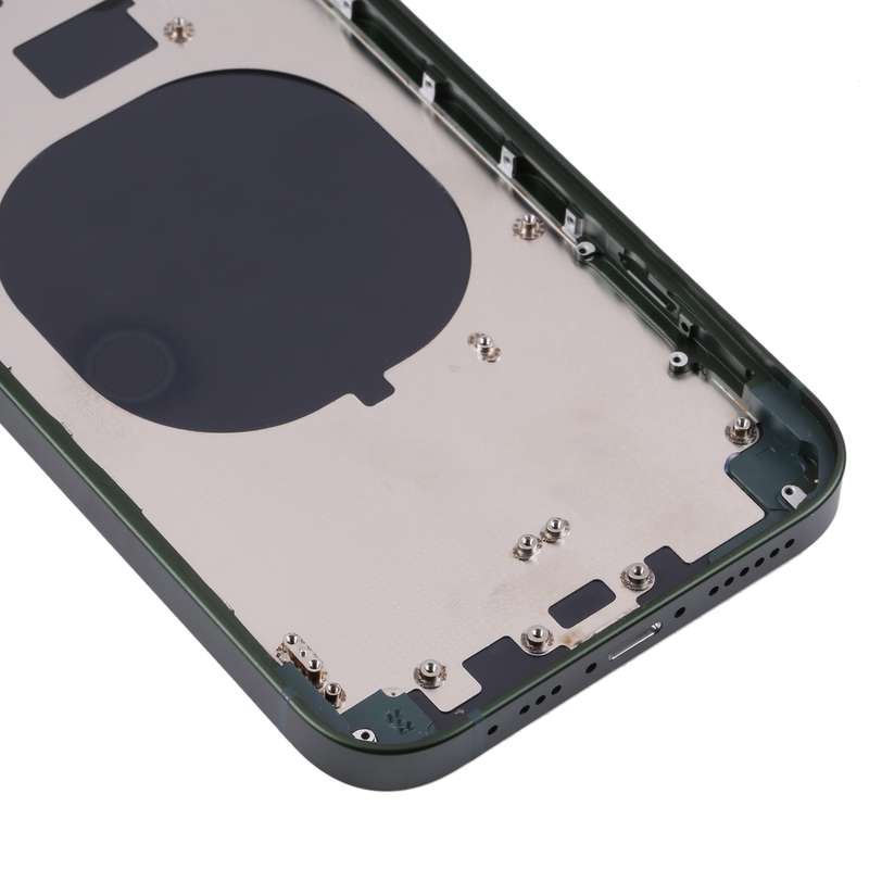 Frosted Frame Back Housing Cover with Appearance Imitation of iP13 Pro for iPhone 11(Green)