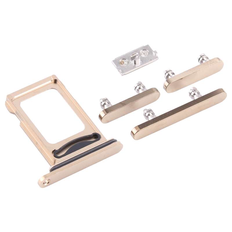 SIM Card Tray + SIM Card Tray + Side Keys for iPhone 12 Pro(White)