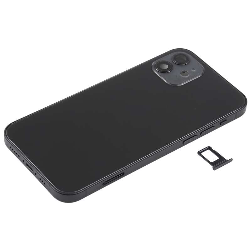 Battery Back Cover (with Side Keys & Card Tray & Power + Volume Flex Cable & Wireless Charging Modul
