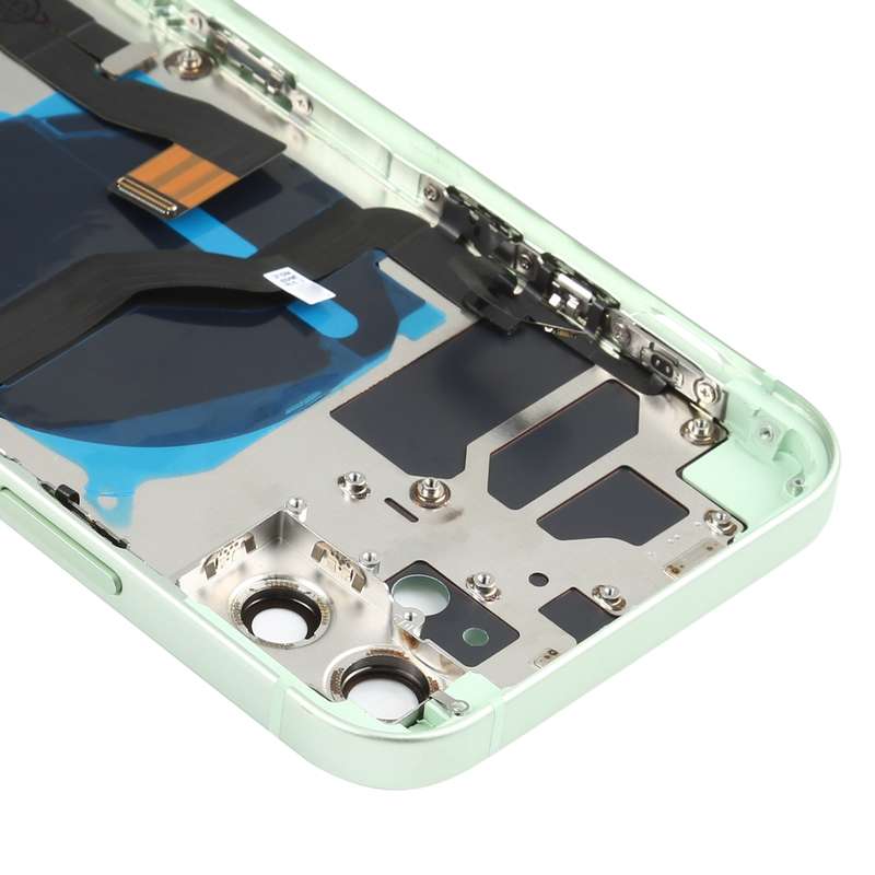 Battery Back Cover (with Side Keys & Card Tray & Power + Volume Flex Cable & Wireless Charging Modul