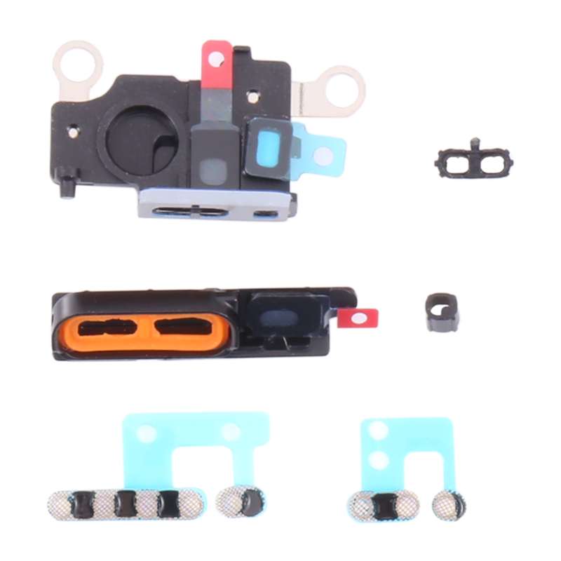 10 PCS Speaker Dustproof Mesh with Frame for iPhone 12 Pro(Black)