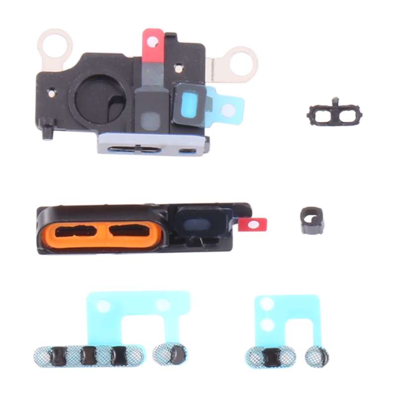 10 PCS Speaker Dustproof Mesh with Frame for iPhone 12 Pro(Black)
