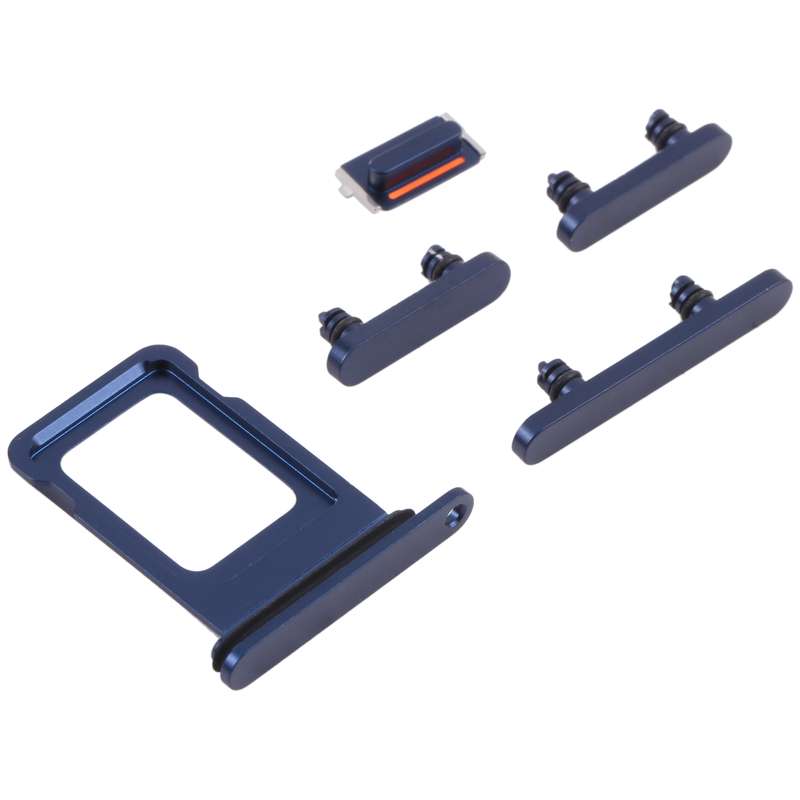 SIM Card Tray + SIM Card Tray + Side Keys for iPhone 13(Red)