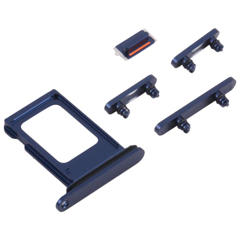 SIM Card Tray + SIM Card Tray + Side Keys for iPhone 13(Red)