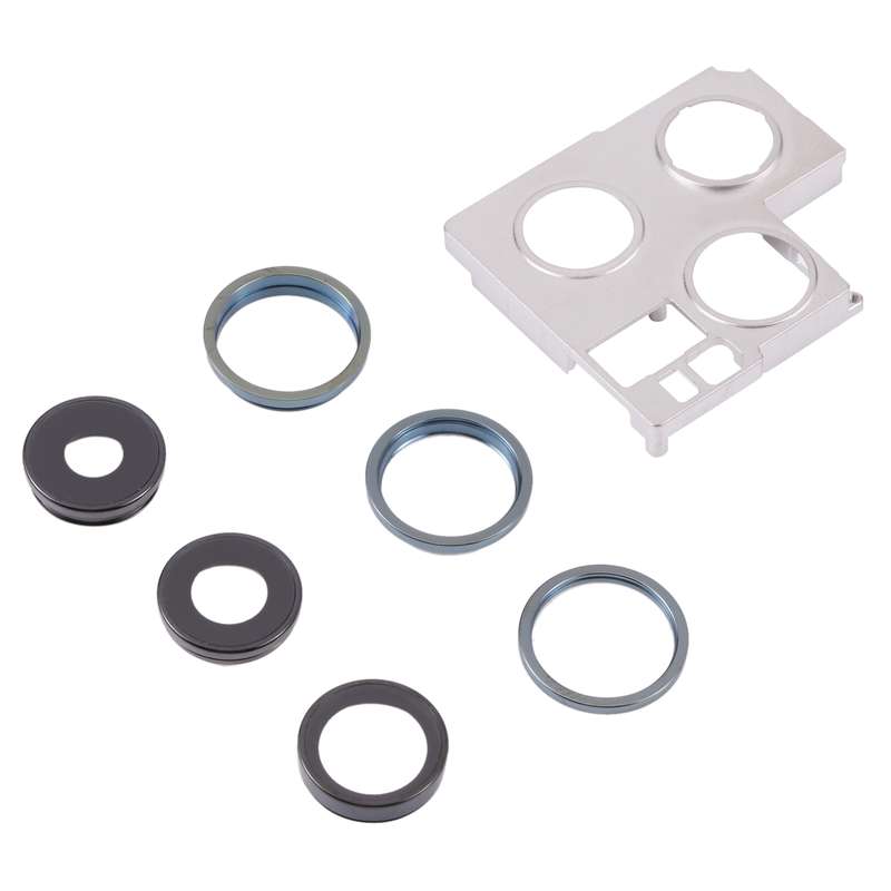 Camera Lens Cover With Retaining Bracket for iPhone 13 Pro Max (Sierra Blue)