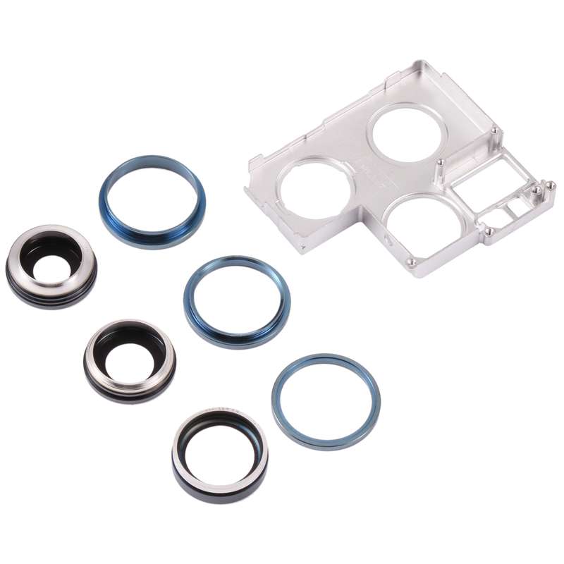 Camera Lens Cover With Retaining Bracket for iPhone 13 Pro Max (Sierra Blue)