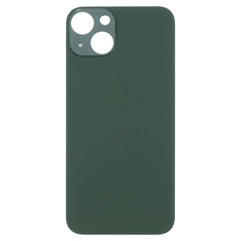 Easy Replacement Big Camera Hole Glass Back Battery Cover for iPhone 13 mini(Green)