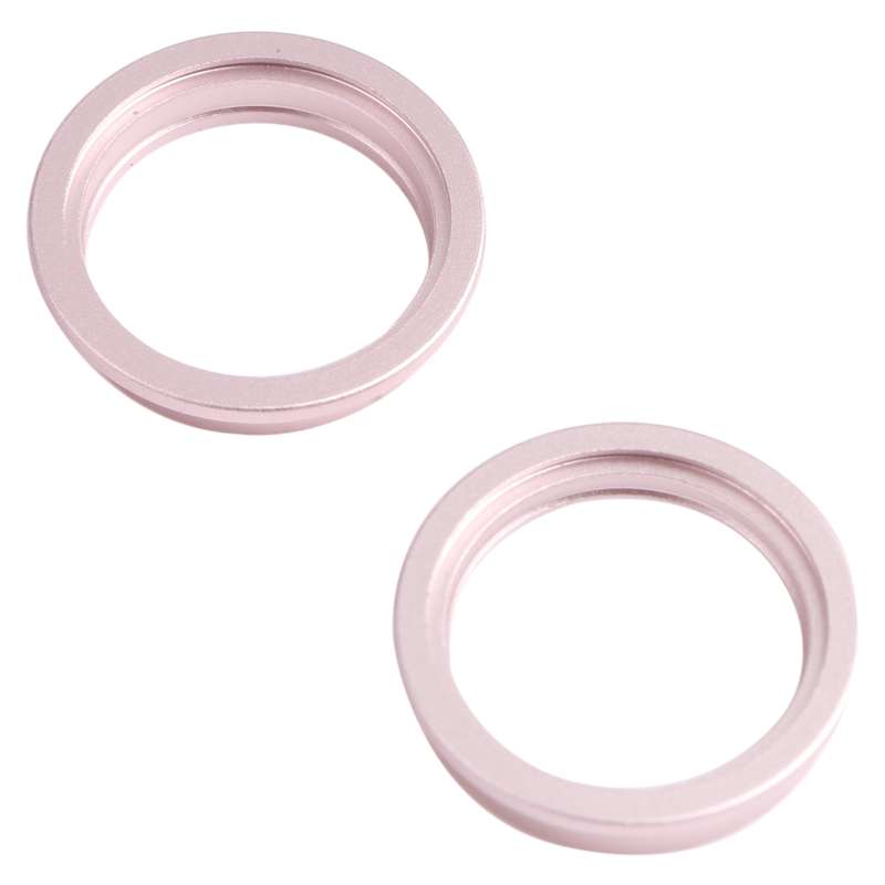 2 PCS Rear Camera Glass Lens Metal Outside Protector Hoop Ring for iPhone 13 mini(White)