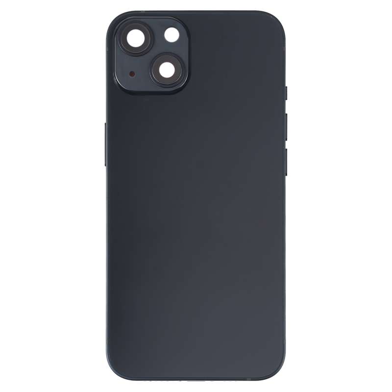 For iPhone 13 Battery Back Cover with Side Keys & Card Tray & Power + Volume Flex Cable & Wireless C