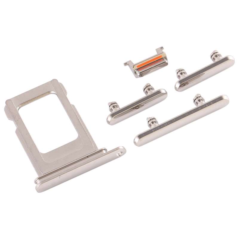 SIM Card Tray + Side Key for iPhone 11 Pro / 11 Pro Max(White)