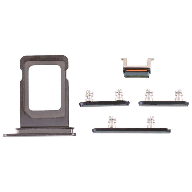 SIM Card Tray + SIM Card Tray + Side Key for iPhone 11 Pro Max / 11 Pro(Black)