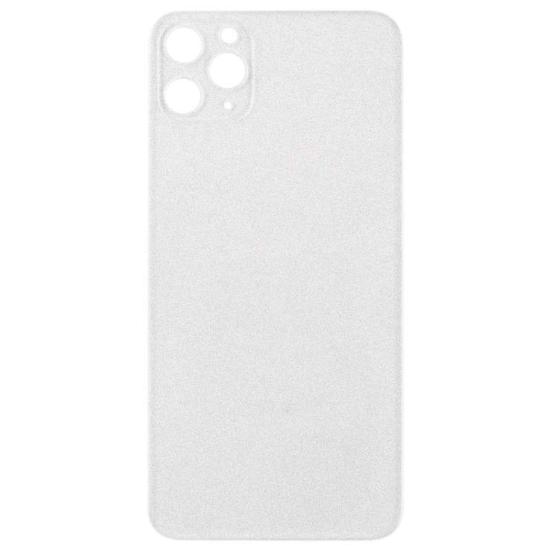Transparent Frosted Glass Battery Back Cover for iPhone 11 Pro Max(Transparent)