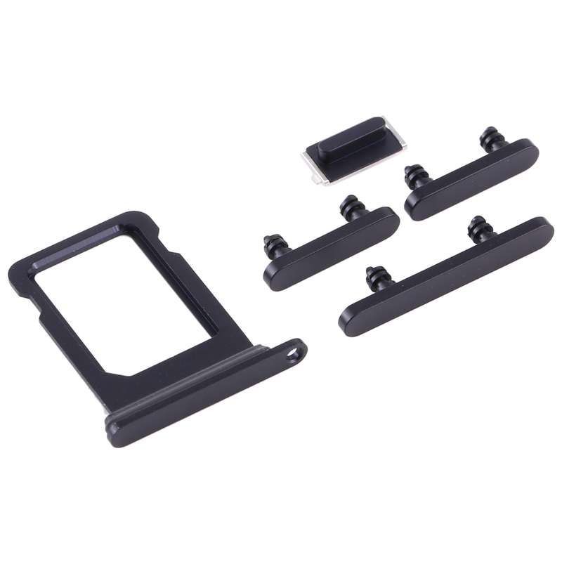 SIM Card Tray + Side Keys for iPhone 12 Mini(Black)