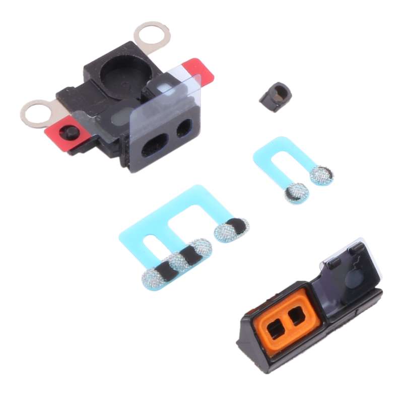 10 PCS Speaker Dustproof Mesh with Frame for iPhone 12 mini(Black)