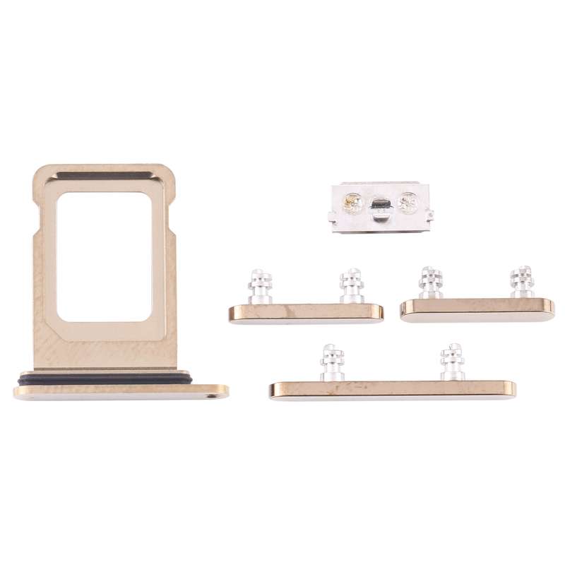 SIM Card Tray + Side Keys for iPhone 12 Pro Max(White)