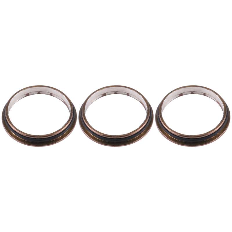 3 PCS Rear Camera Glass Lens Metal Protector Hoop Ring for iPhone 12 Pro Max(Graphite)