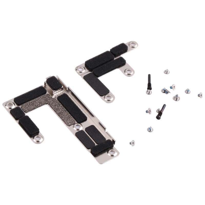 LCD Battery Iron Sheet Cover Set With Sticker + Screws for iPhone 12 Pro Max