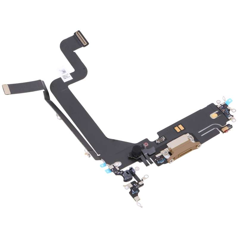 For iPhone 14 Pro Max Original Charging Port Flex Cable (Gold)