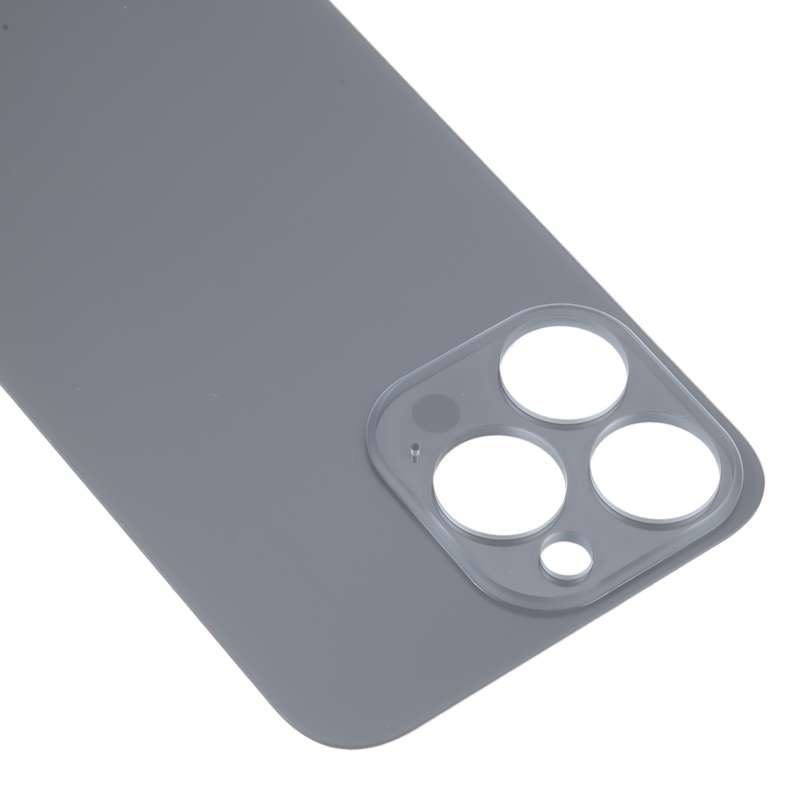 Easy Replacement Big Camera Hole Glass Back Battery Cover for iPhone 14 Pro(Purple)